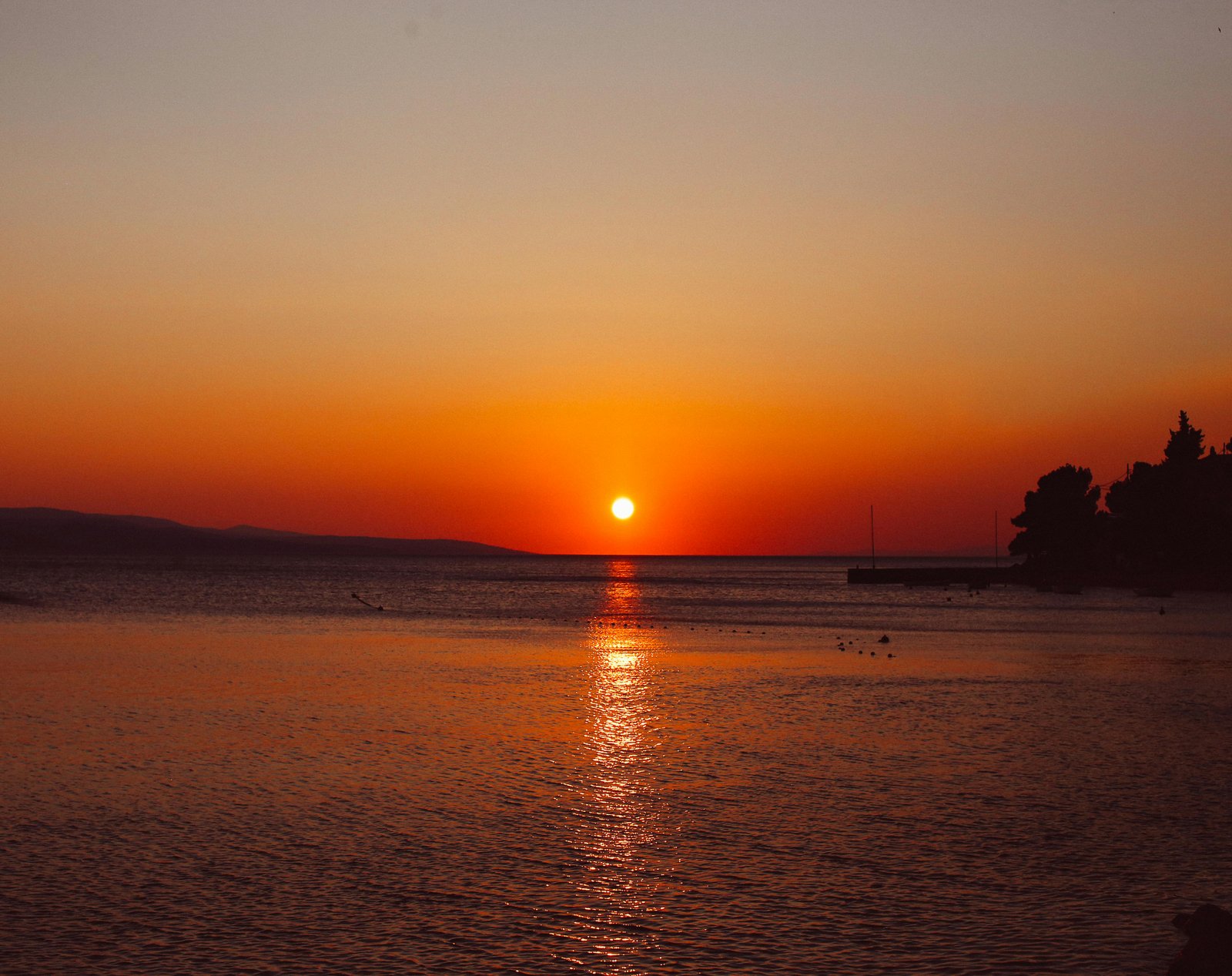 Sunset over Red Sea